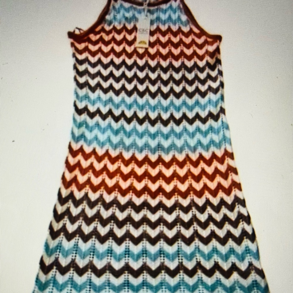 Beach outfit C&C California dress women’s knot swim cover sleeveless size small